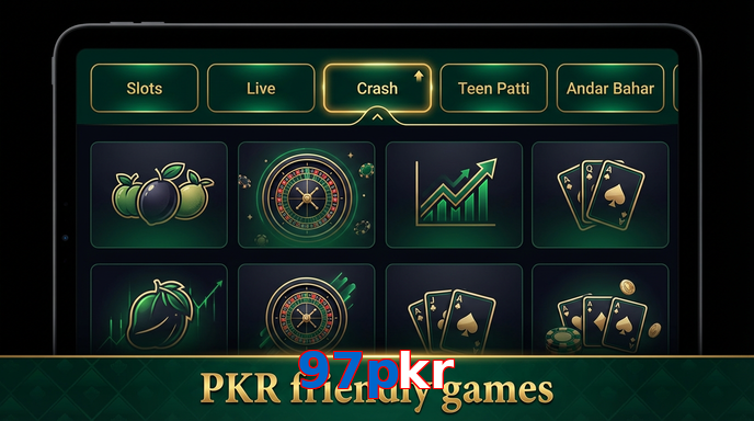 Game list for 97Pkr games section